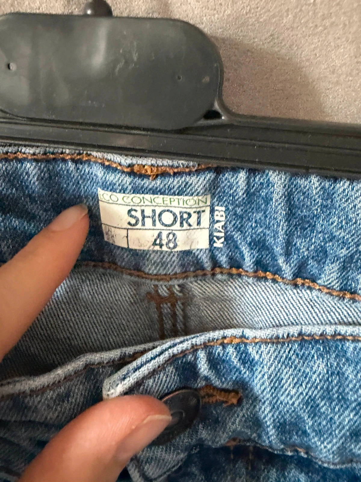 Pantalón corto de mezclilla talla 48 – photo 2